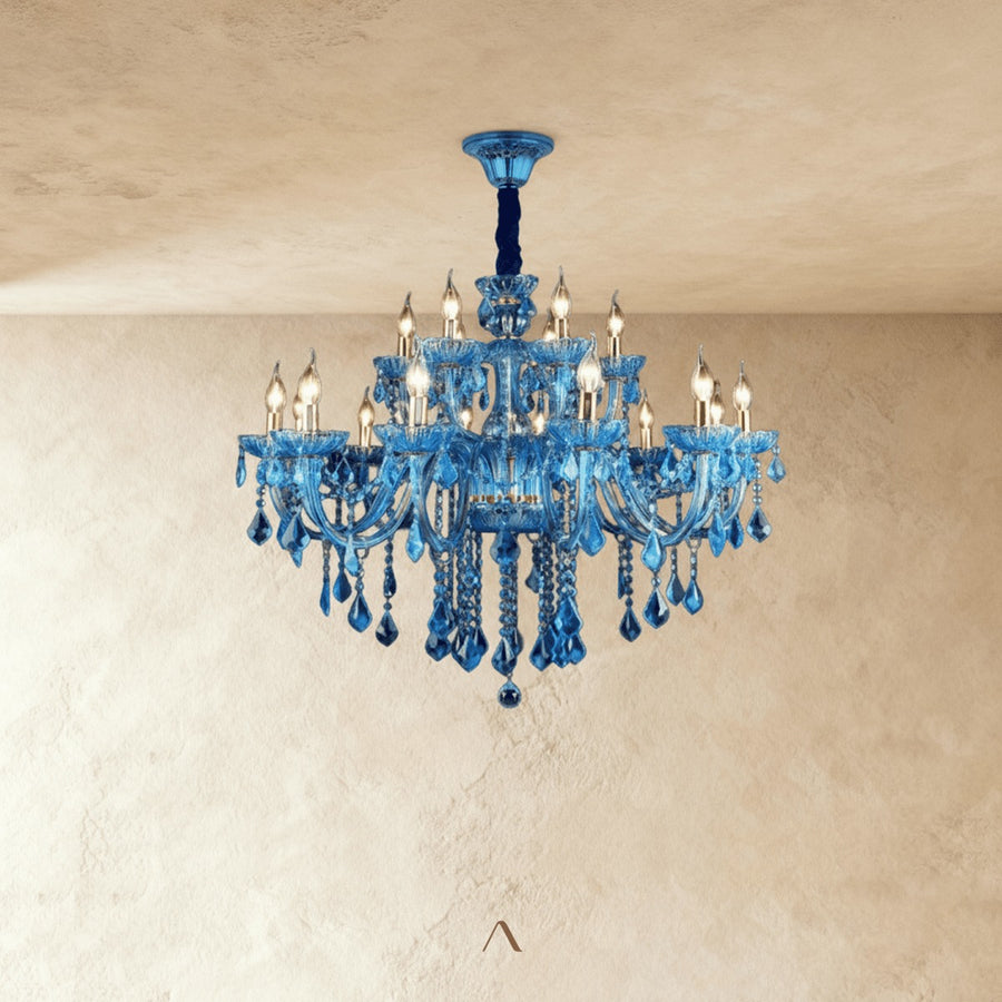 Belley Chandelier - Blue