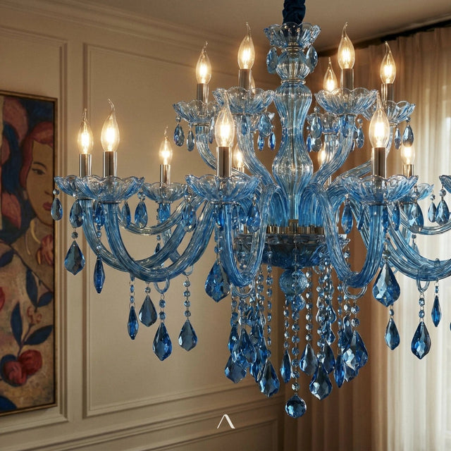 Belley Chandelier - Blue