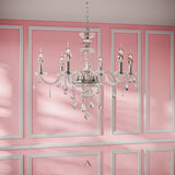 Belley Chandelier - Champagne Silver