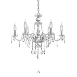 Belley Chandelier - Champagne Silver
