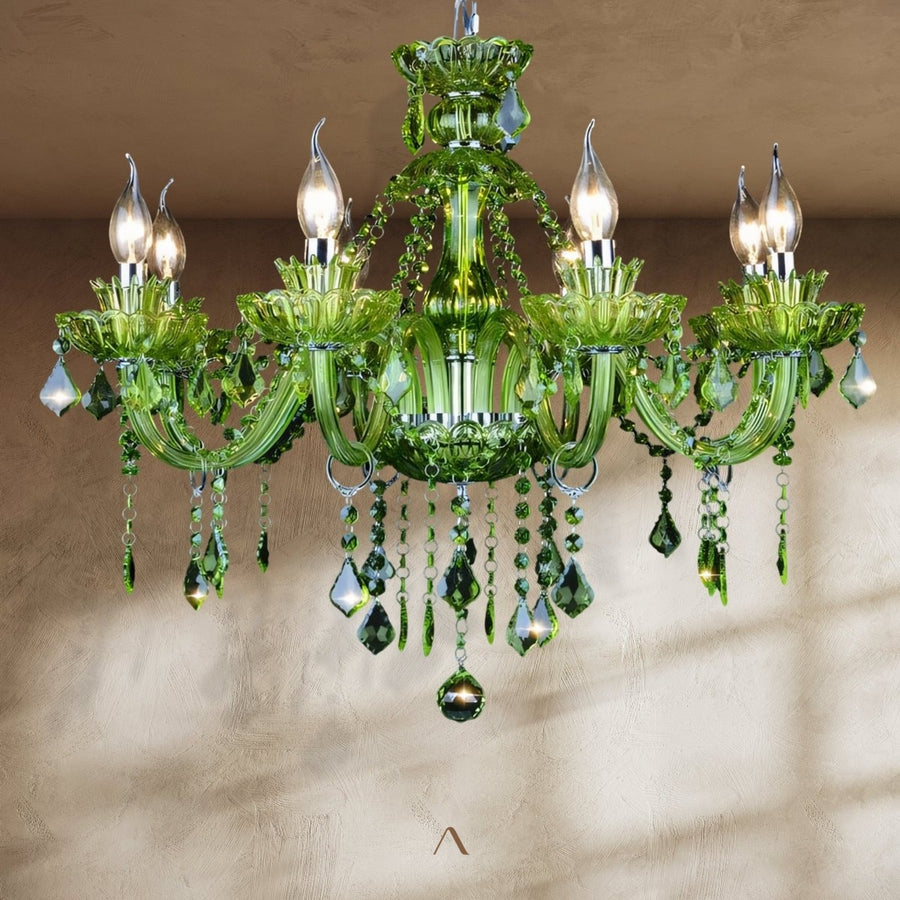 Belley Chandelier - Green