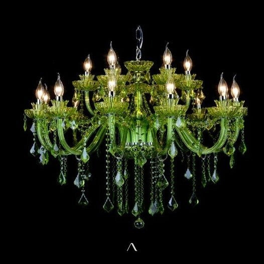 Belley Chandelier - Green