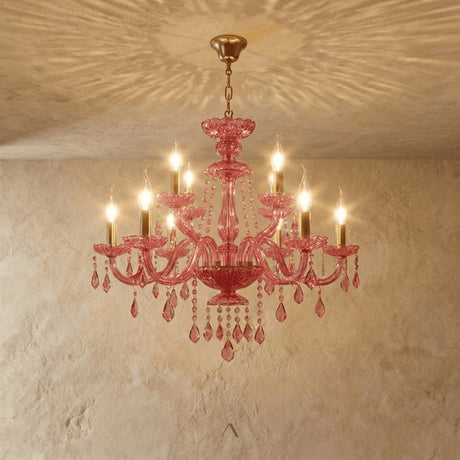 Belley Chandelier - Pink