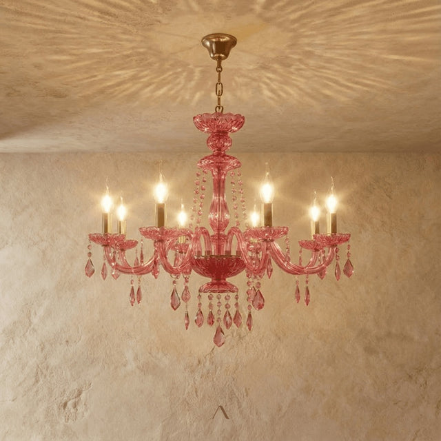 Belley Chandelier - Pink