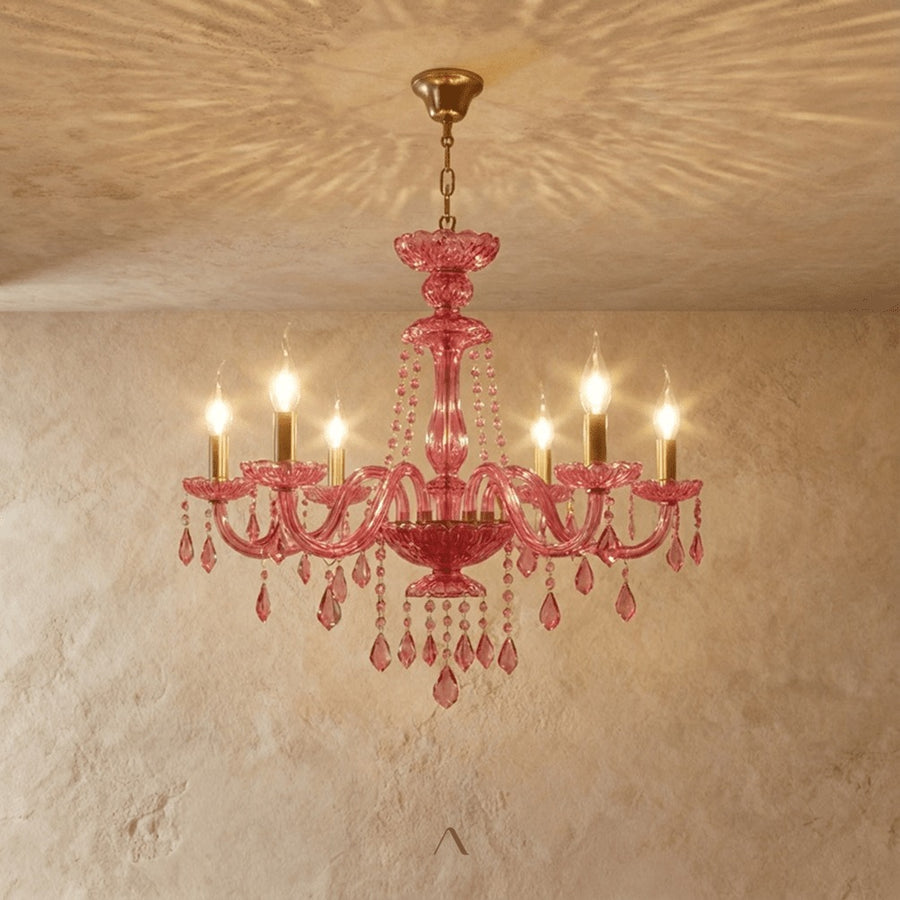 Belley Chandelier - Pink