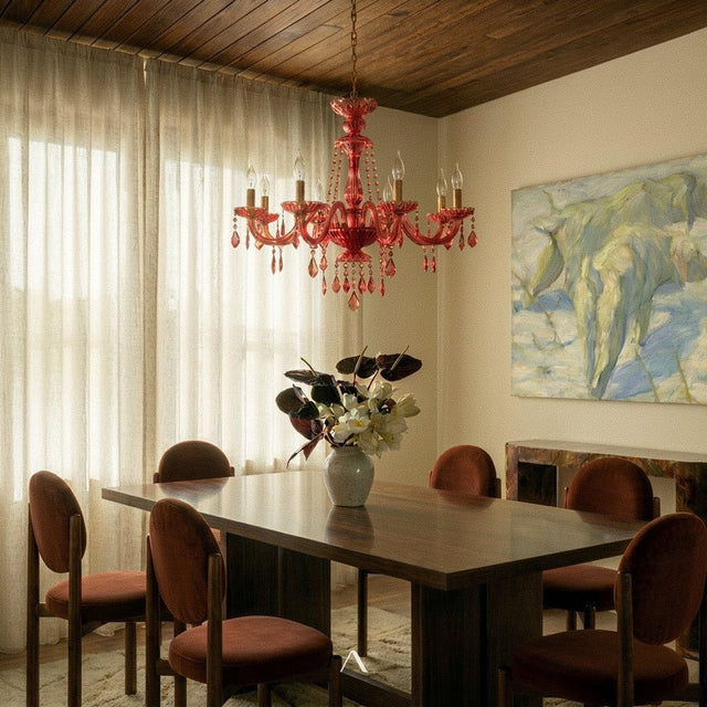 Belley Chandelier - Pink