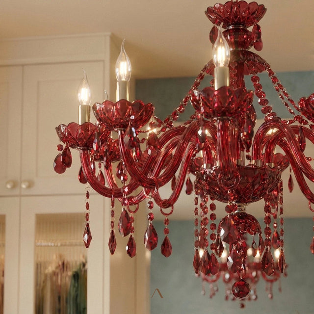 Belley Chandelier - Red
