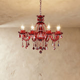Belley Chandelier - Red