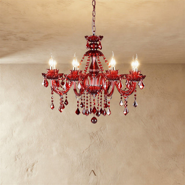 Belley Chandelier - Red