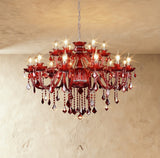 Belley Chandelier - Red