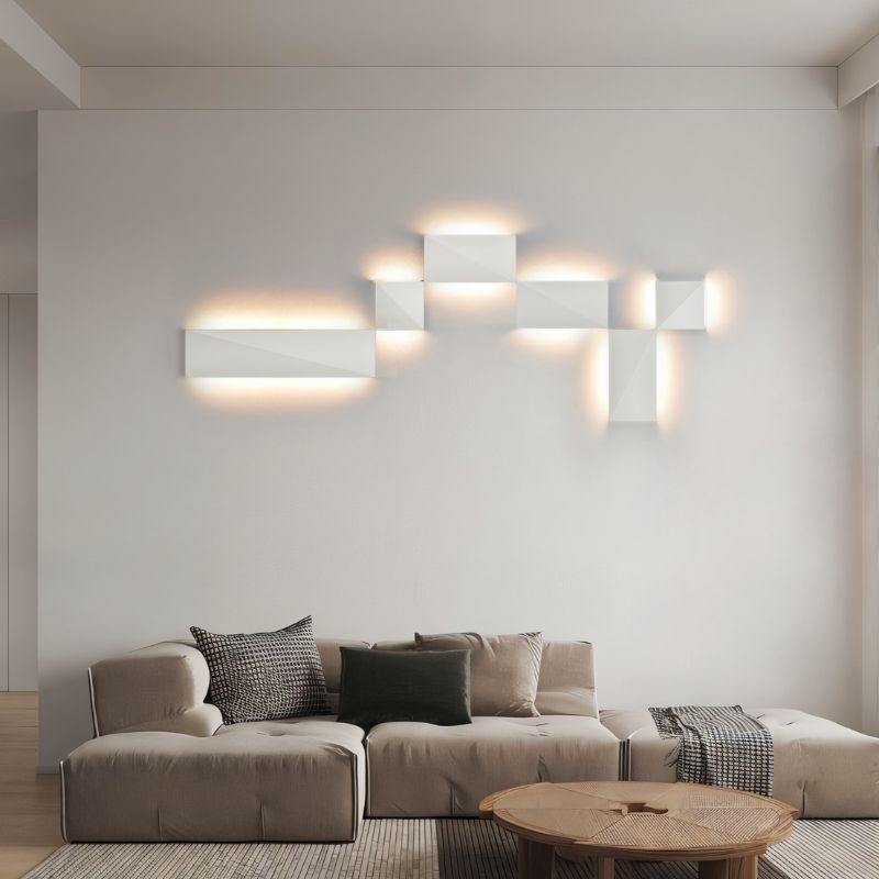 image_text: Fynne-Wall-Lamp-White-Modern-Living-Space