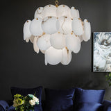 Bouclé Chandelier