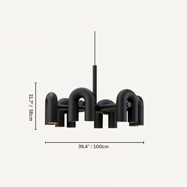 Gabardine Chandelier