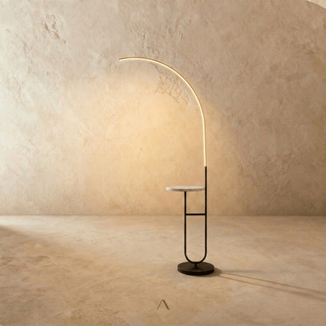 Coffer Side Table & Lamp