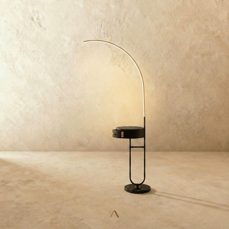 Coffer Side Table & Lamp