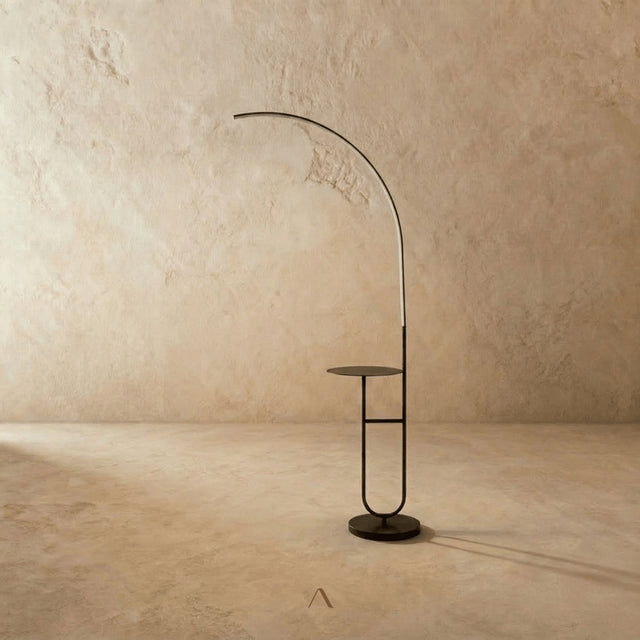 Coffer Side Table & Lamp