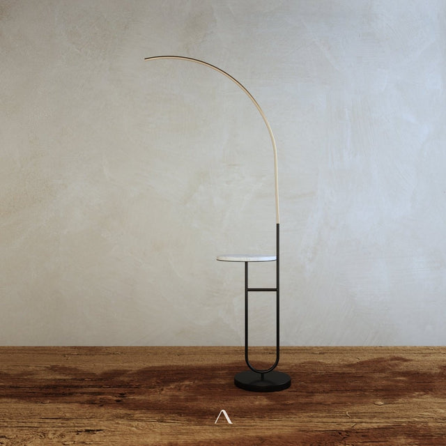 Coffer Side Table & Lamp