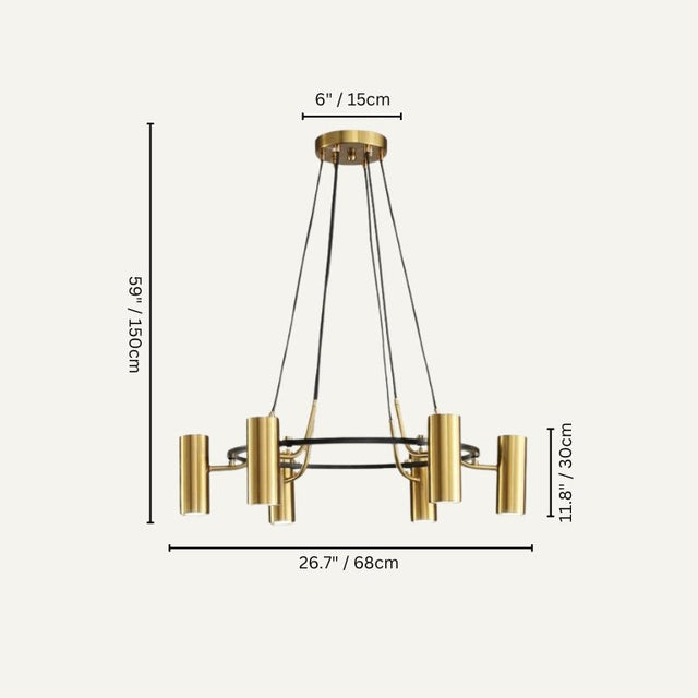 Opaline Chandelier