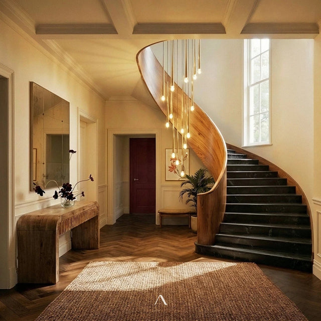 Herouvillette Staircase Chandelier