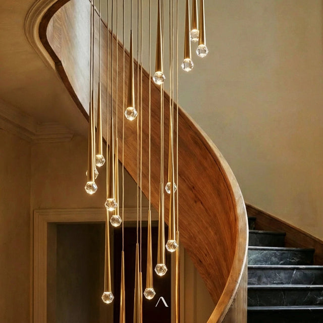 Herouvillette Staircase Chandelier