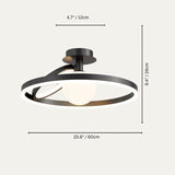 Zwaagwesteinde Ceiling Light