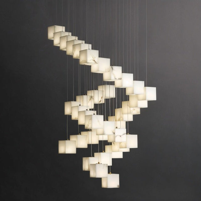 Ikat Chandelier