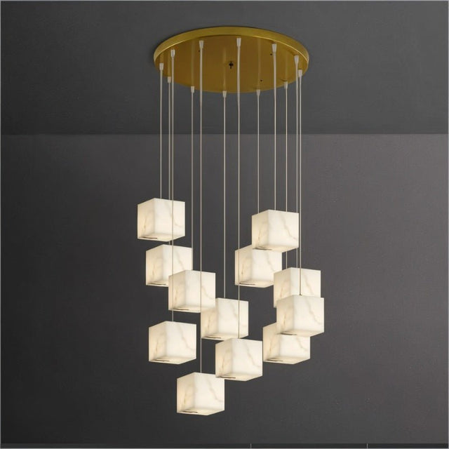 Ikat Chandelier