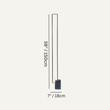 Latticino Floor Lamp