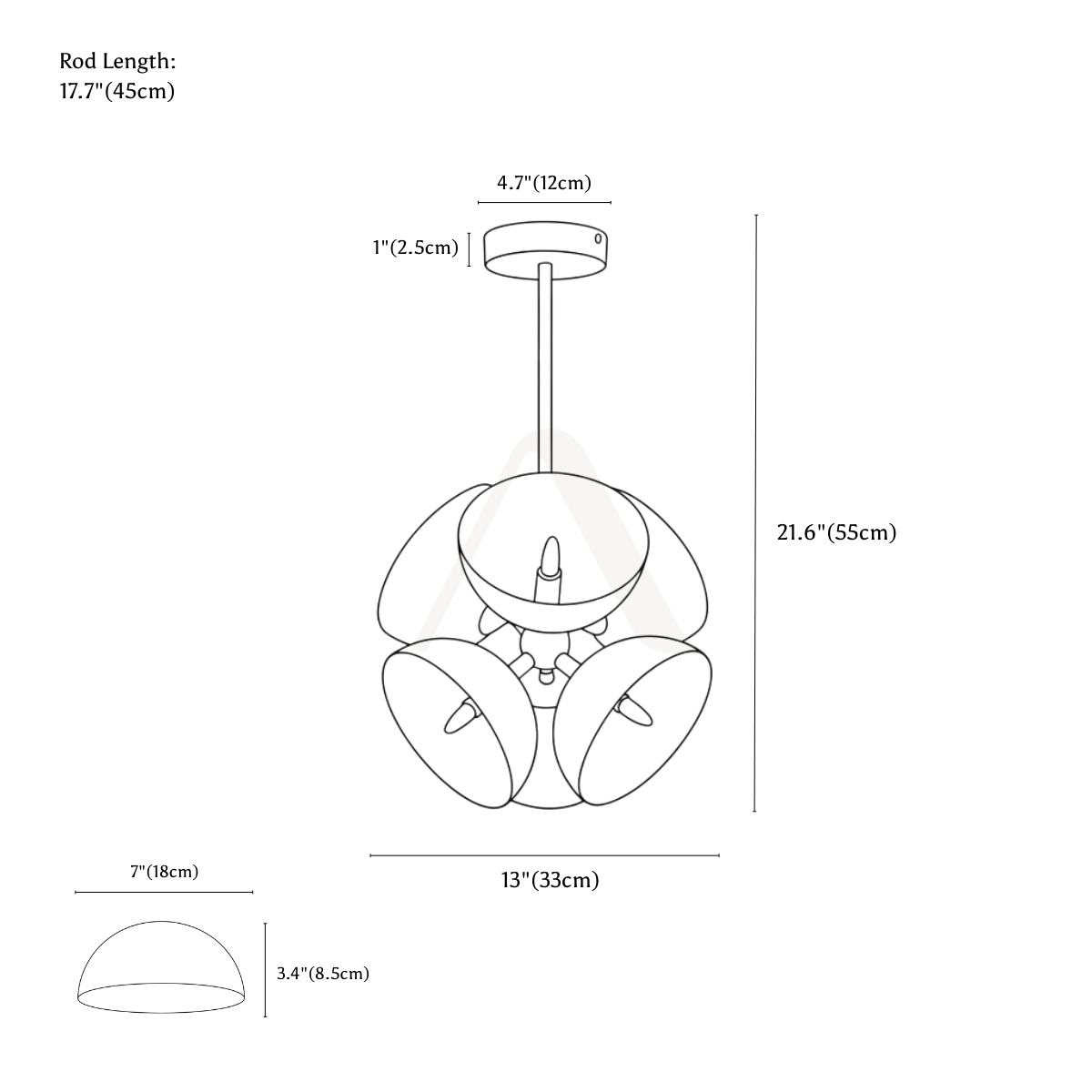 Dimension drawing 1