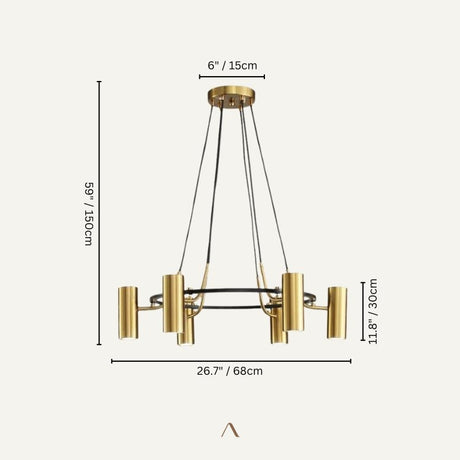 Opaline Chandelier