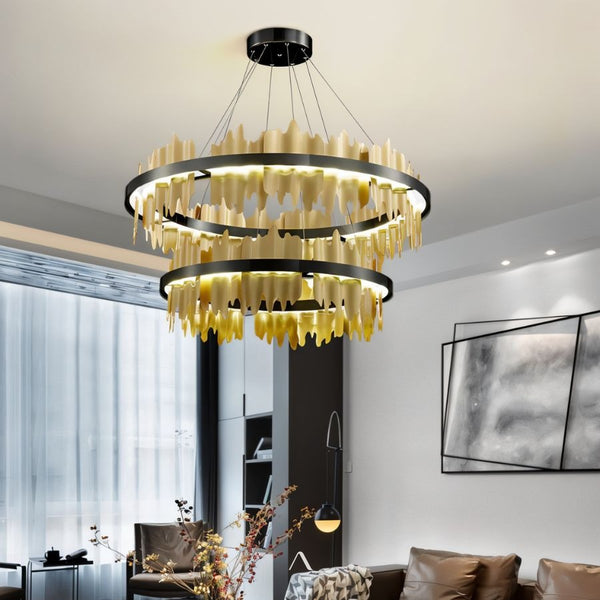 Pistil Tiered Round Chandelier