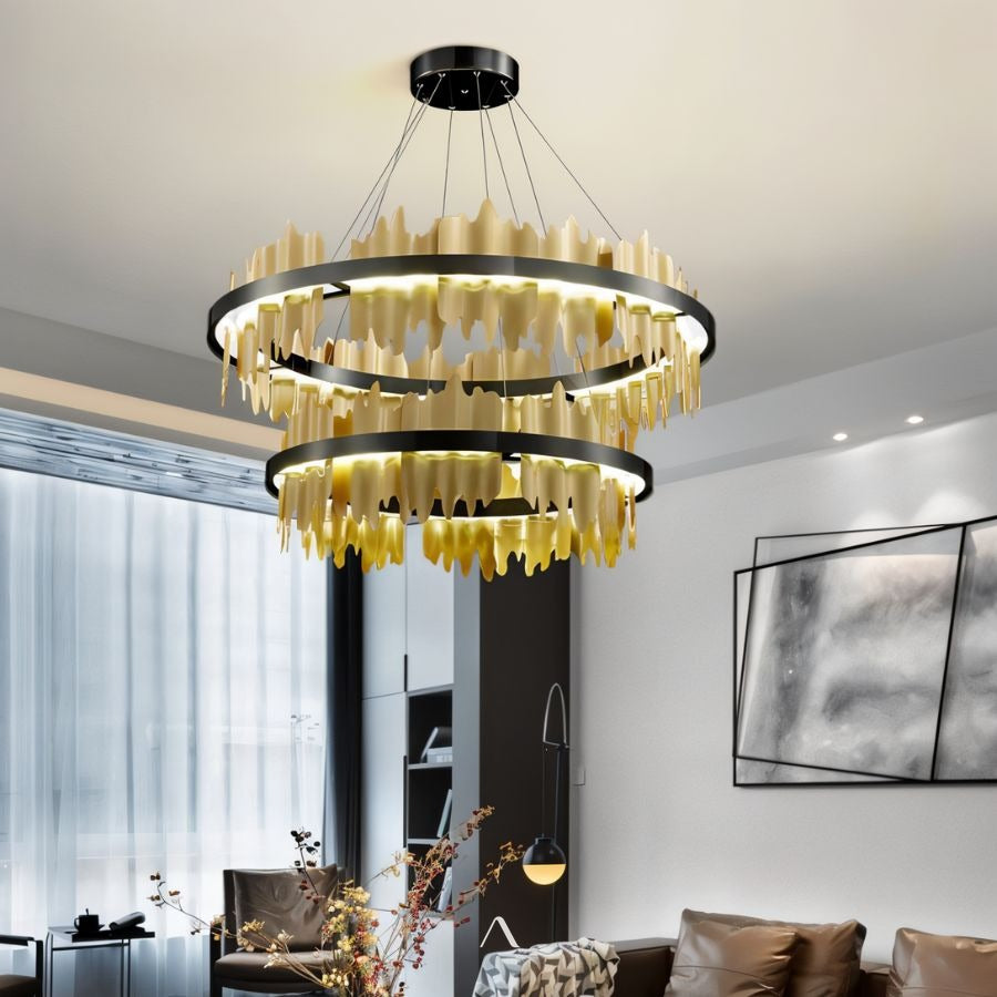 Pistil Tiered Round Chandelier