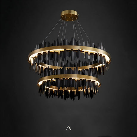 Pistil Tiered Round Chandelier