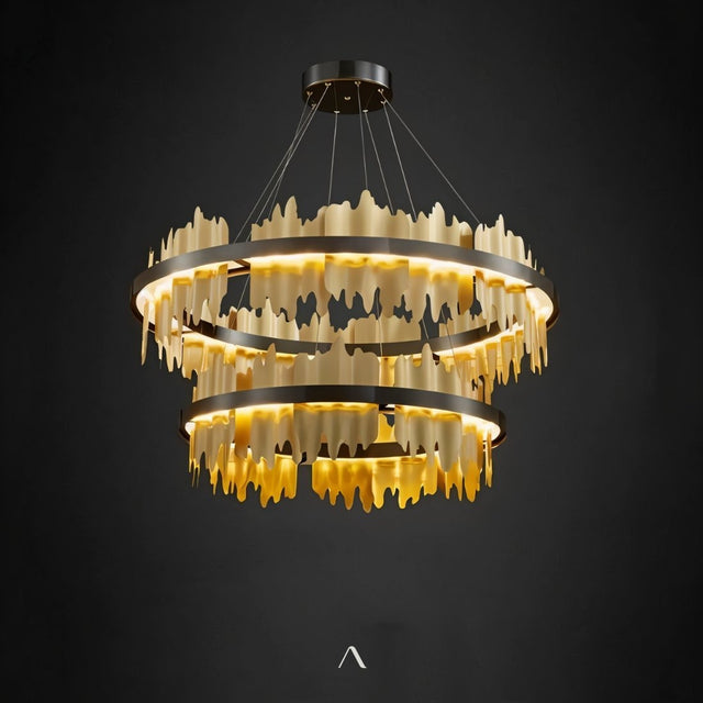Pistil Tiered Round Chandelier