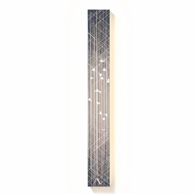 Shimmer Steel Illuminated Art
