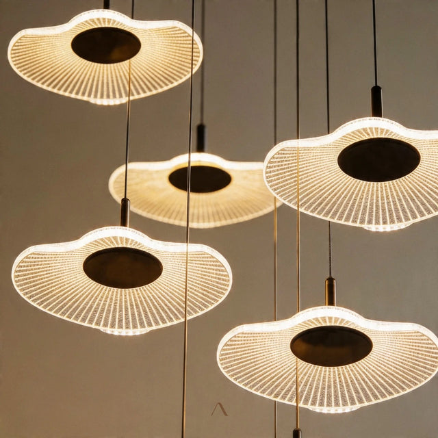 Shoring Staircase Chandelier