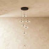 Shoring Staircase Chandelier