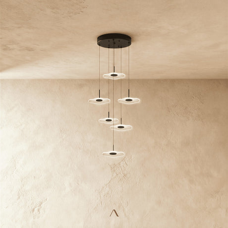 Shoring Staircase Chandelier