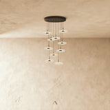 Shoring Staircase Chandelier