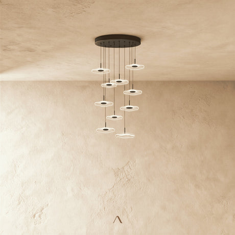 Shoring Staircase Chandelier