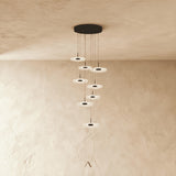 Shoring Staircase Chandelier