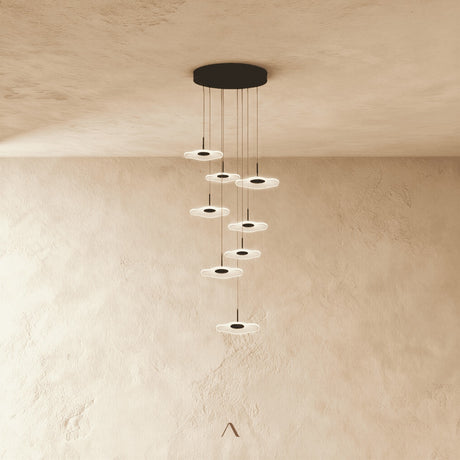 Shoring Staircase Chandelier