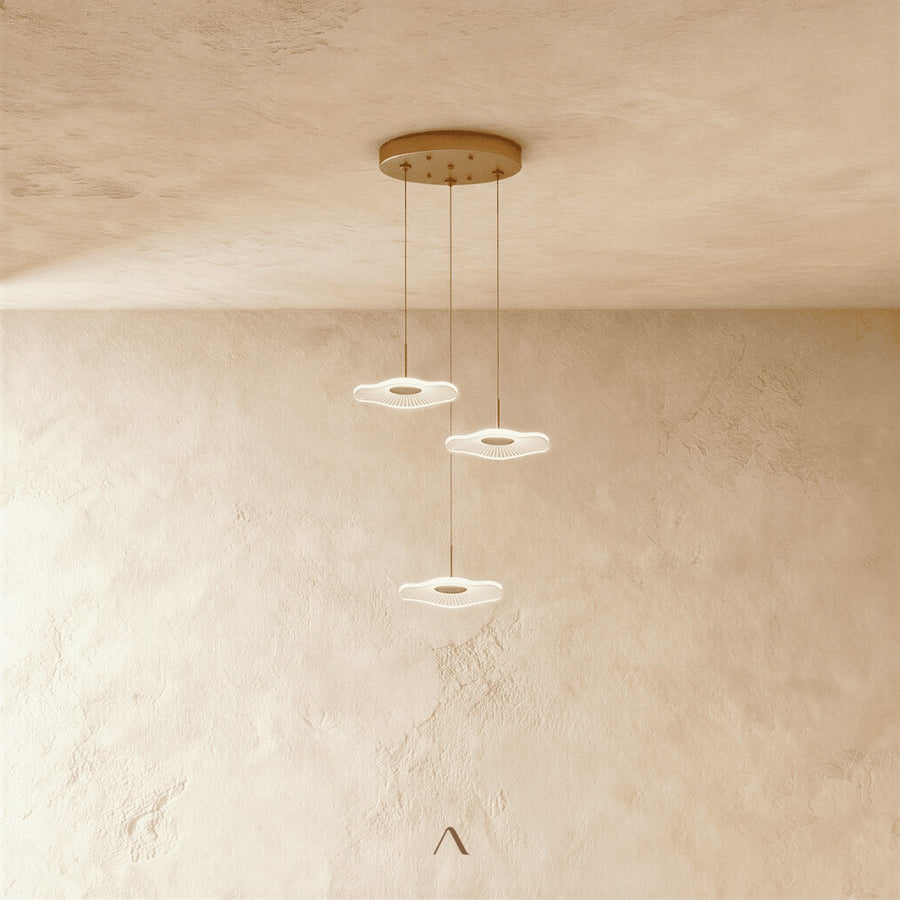 Shoring Staircase Chandelier