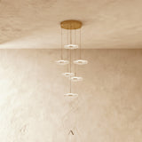 Shoring Staircase Chandelier