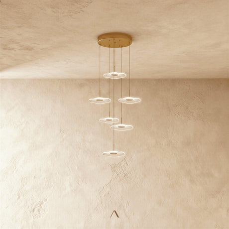 Shoring Staircase Chandelier