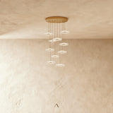 Shoring Staircase Chandelier