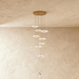 Shoring Staircase Chandelier