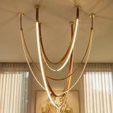 Simoom Leather Chandelier