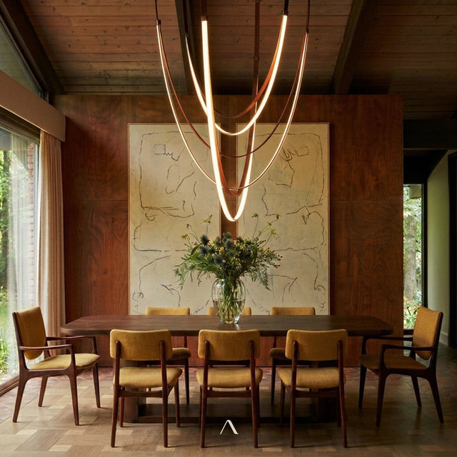 Simoom Leather Chandelier