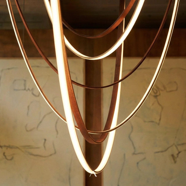Simoom Leather Chandelier